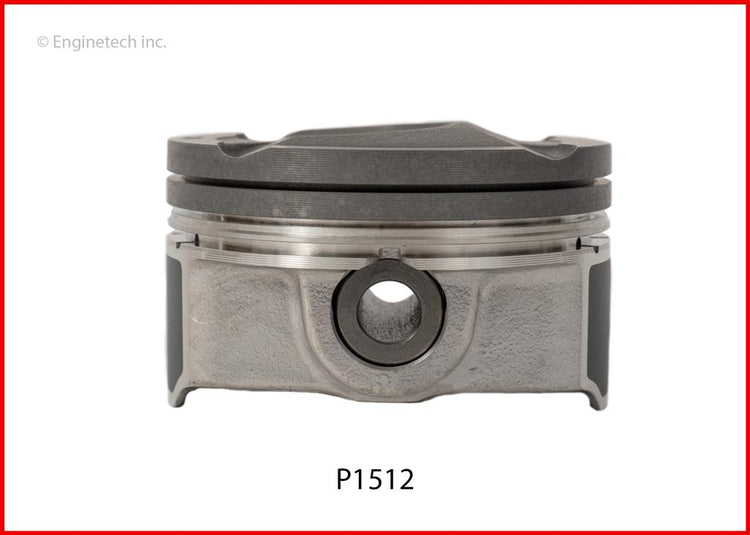 Enginetech P1512(4)STD Engine Piston Set Without Rings for Hyundai and Kia Models
