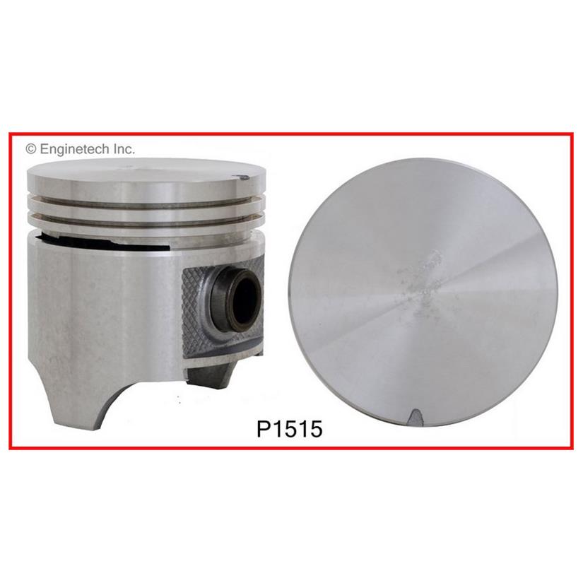 Enginetech P1515(6)060 Engine Piston Set Without Rings for 1960-1961 Dodge and Plymouth Models