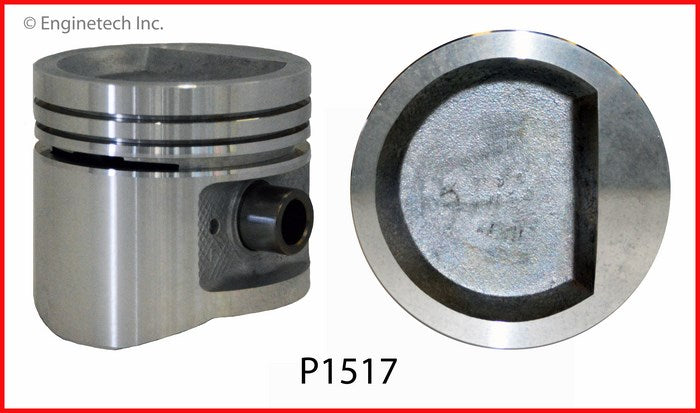 Enginetech P1517(6)060 Engine Piston Set Without Rings for 3.875 Inch Bore Engines