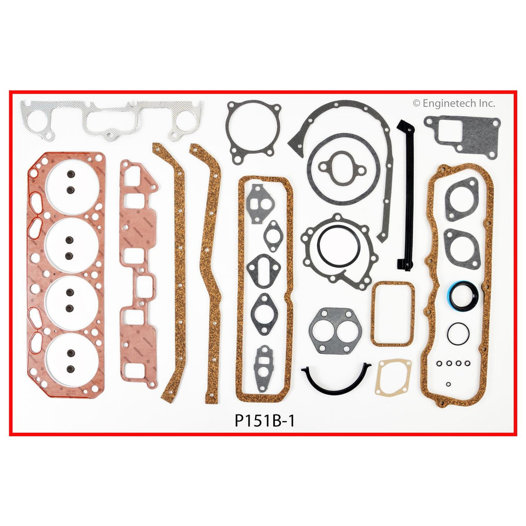 Enginetech P151B-1 Engine Full Gasket Set for Oldsmobile and Buick Vehicles