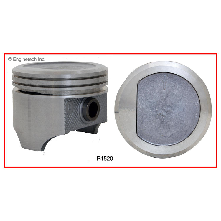 Enginetech P1520(1)060 Engine Single Piston Without Rings