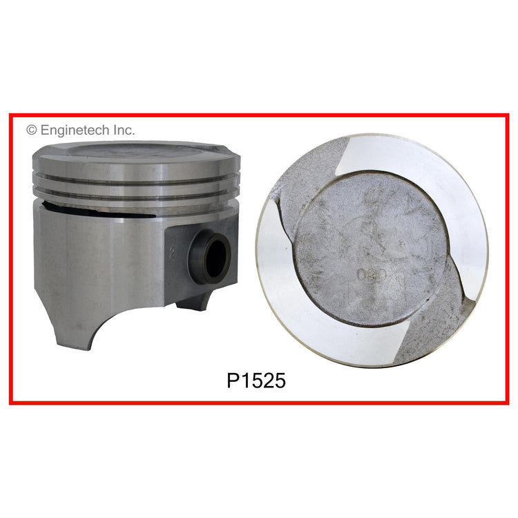Enginetech P1525(1)030 Single Piston Engine Part for Ford Models