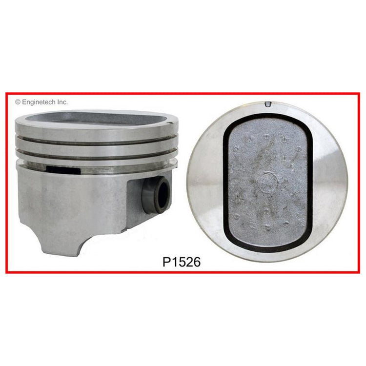 Enginetech P1526(8)STD Engine Piston Set Without Rings for Ford Country Sedan & Squire (1969-1974)
