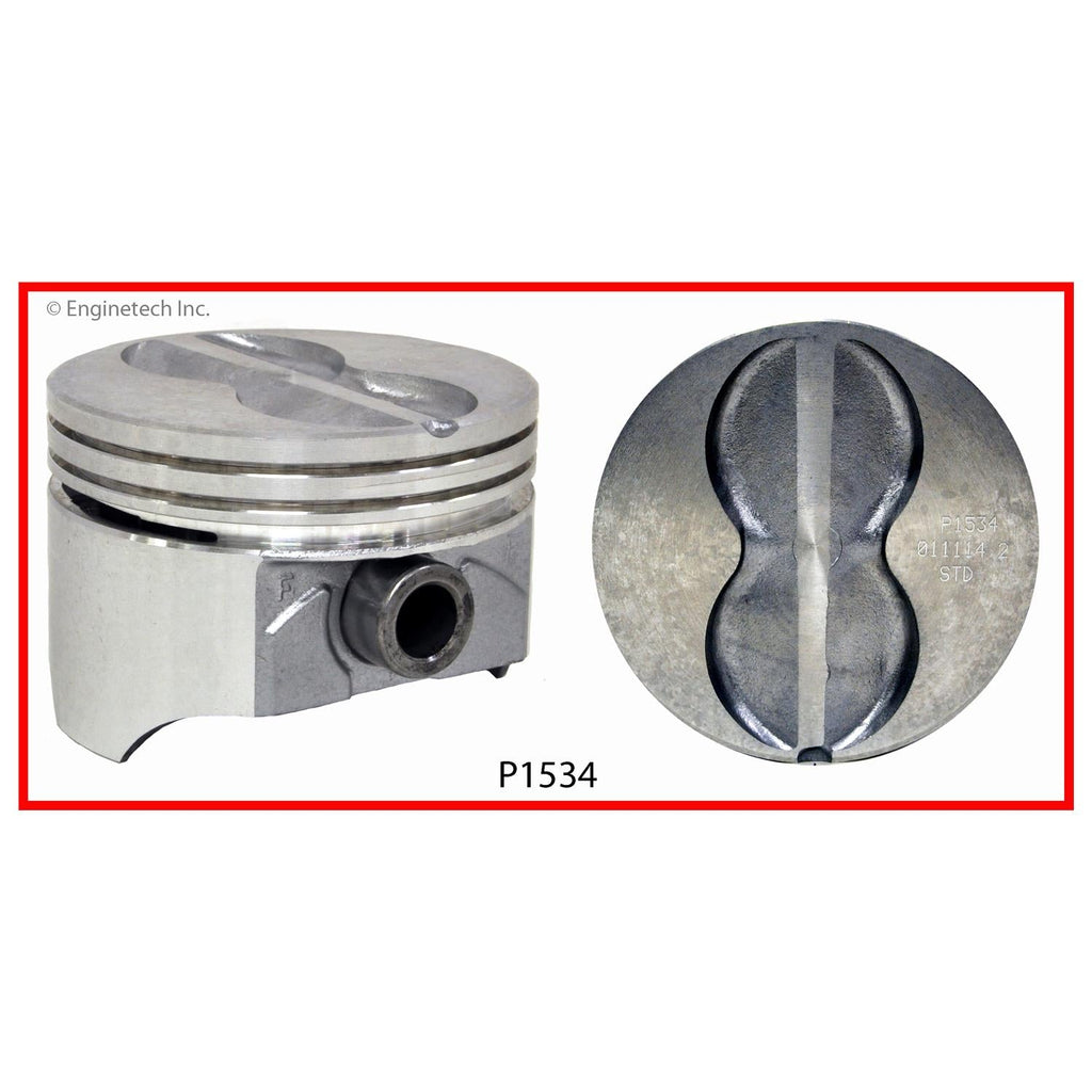 Enginetech P1534(1)020 Engine Single Piston Without Rings for Classic Chevrolet and GMC Vehicles