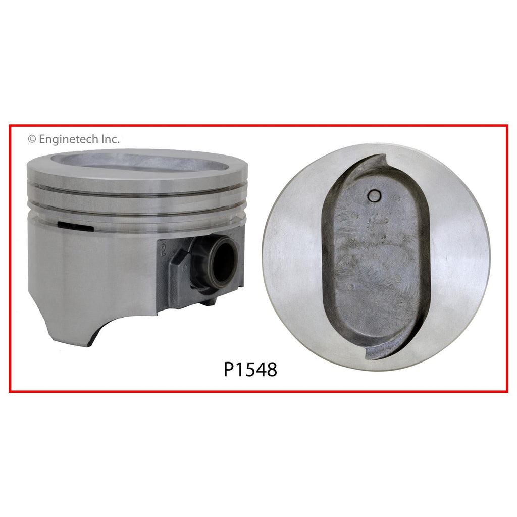 Enginetech P1548(1)030 Single Piston for Ford Engines – Without Rings