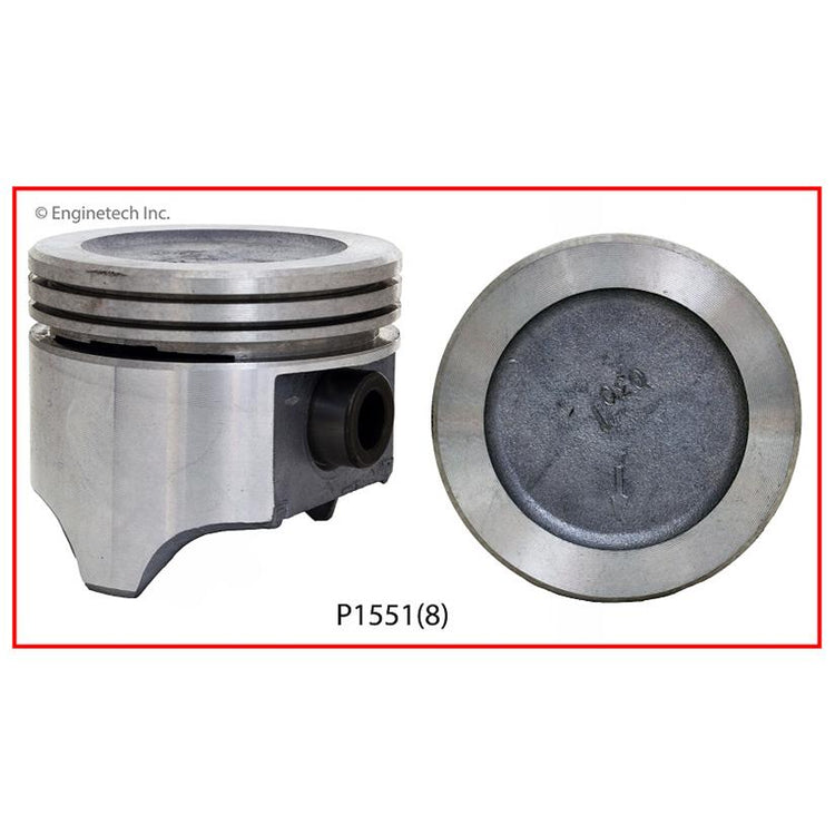 Enginetech P1551(1)030 Single Piston for Buick Engines – High-Quality Replacement Part