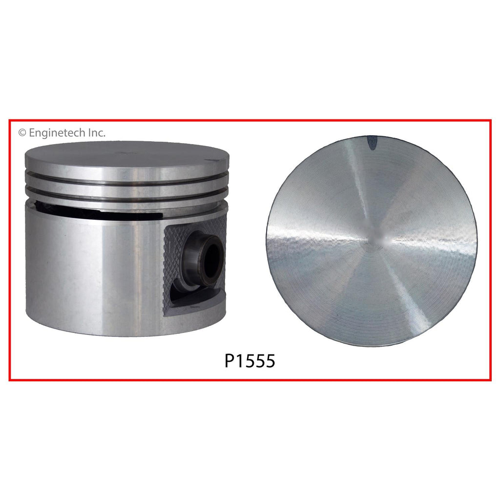 Enginetech P1555(6)030 Engine Piston Set Without Rings for Buick Models