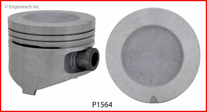 Enginetech P1564(6)STD Engine Piston Set Without Rings for Ford Bronco II and Ranger