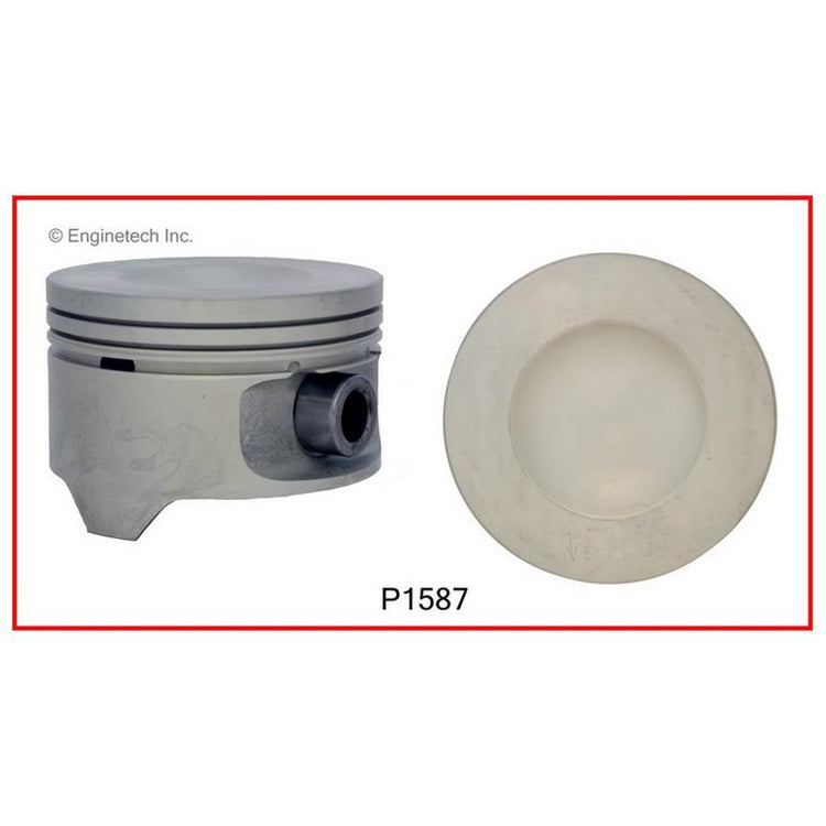 Enginetech P1587(6)STD Engine Piston Set Without Rings for Ford Aerostar, Explorer, Ranger