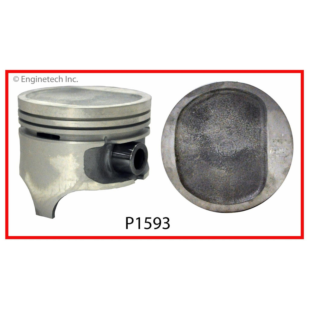 Enginetech P1593(1)030 Engine Single Piston Without Rings for Jeep and Eagle Models