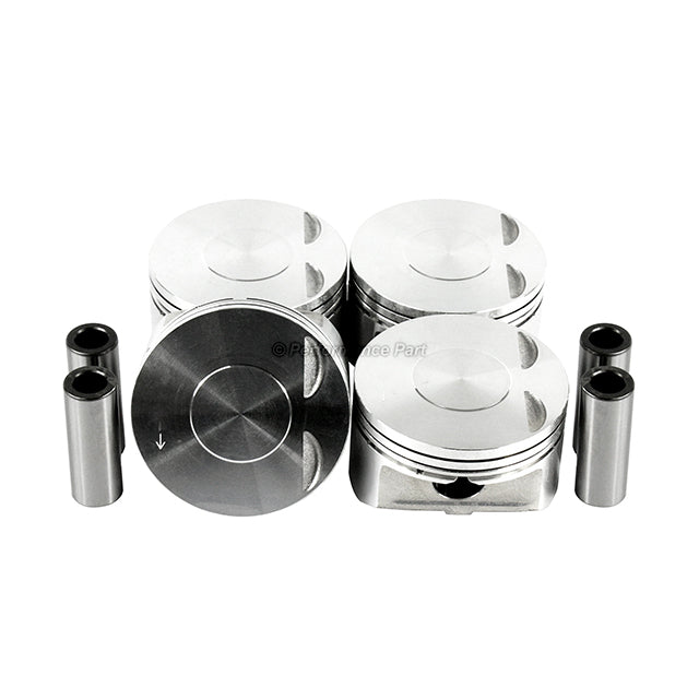 Pistons w/ Rings for 08-17 Mitsubishi 2.0L L4 DOHC 16v