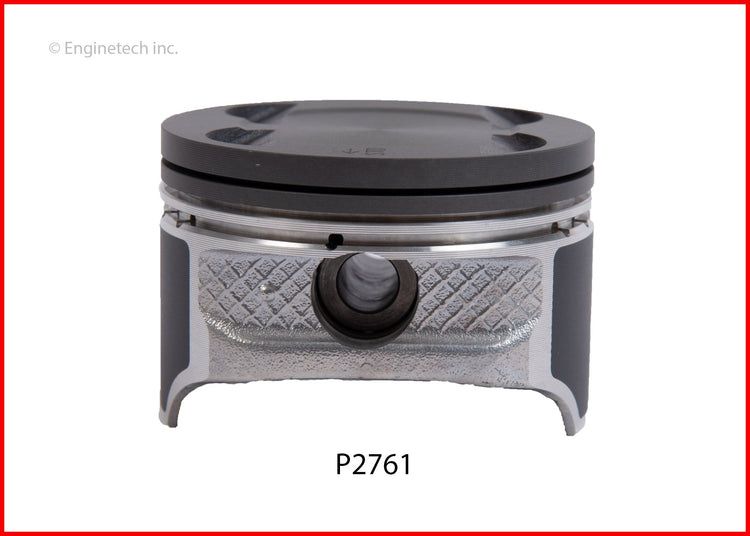 Enginetech P2761(4)020 Engine Piston Set Without Rings for Ford Fiesta (2011-2019)
