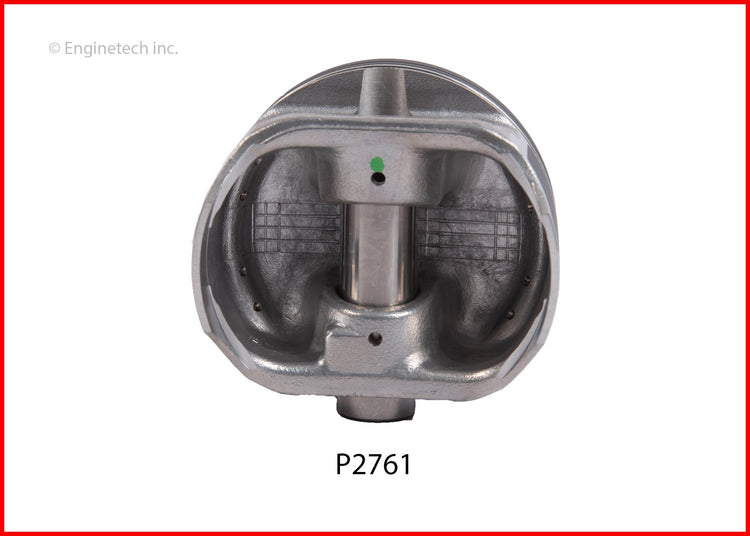 Enginetech P2761(4)STD Engine Piston Set Without Rings for Ford Fiesta 2011-2019