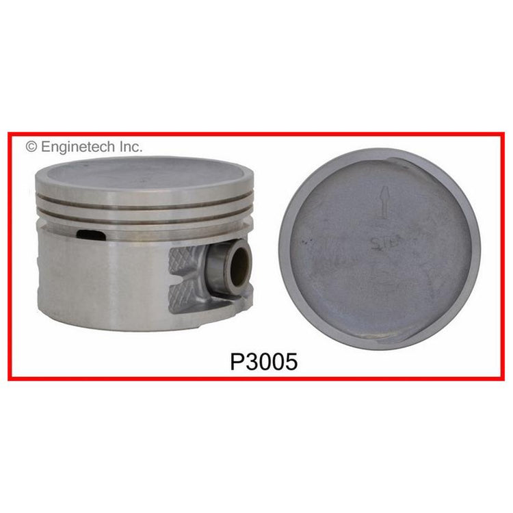 Enginetech P3005(4)STD Engine Piston Set Without Rings for Chrysler and Dodge Vehicles