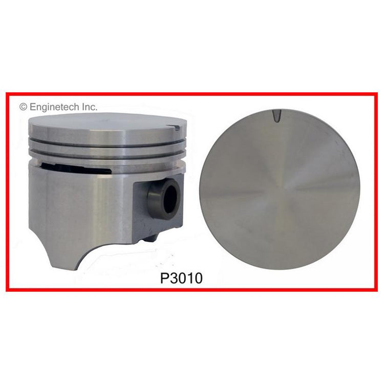 Enginetech P3010(6)STD Engine Piston Set Without Rings for Isuzu and Jeep Vehicles