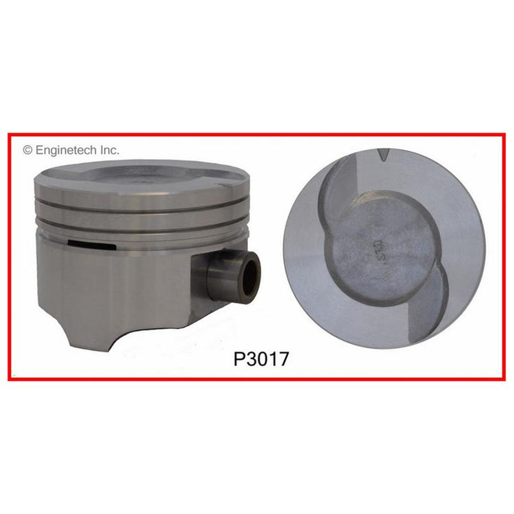 Enginetech P3017(6).75 Engine Piston Set Without Rings for Ford Mustang and Taurus