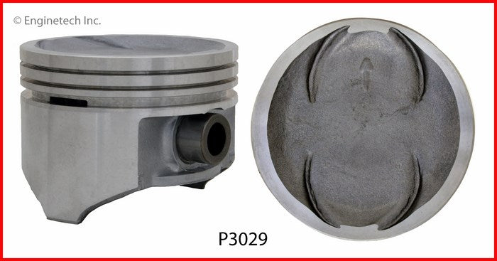 Enginetech P3029(8)030 Engine Piston Set Without Rings for Classic American Motors and Jeep Models