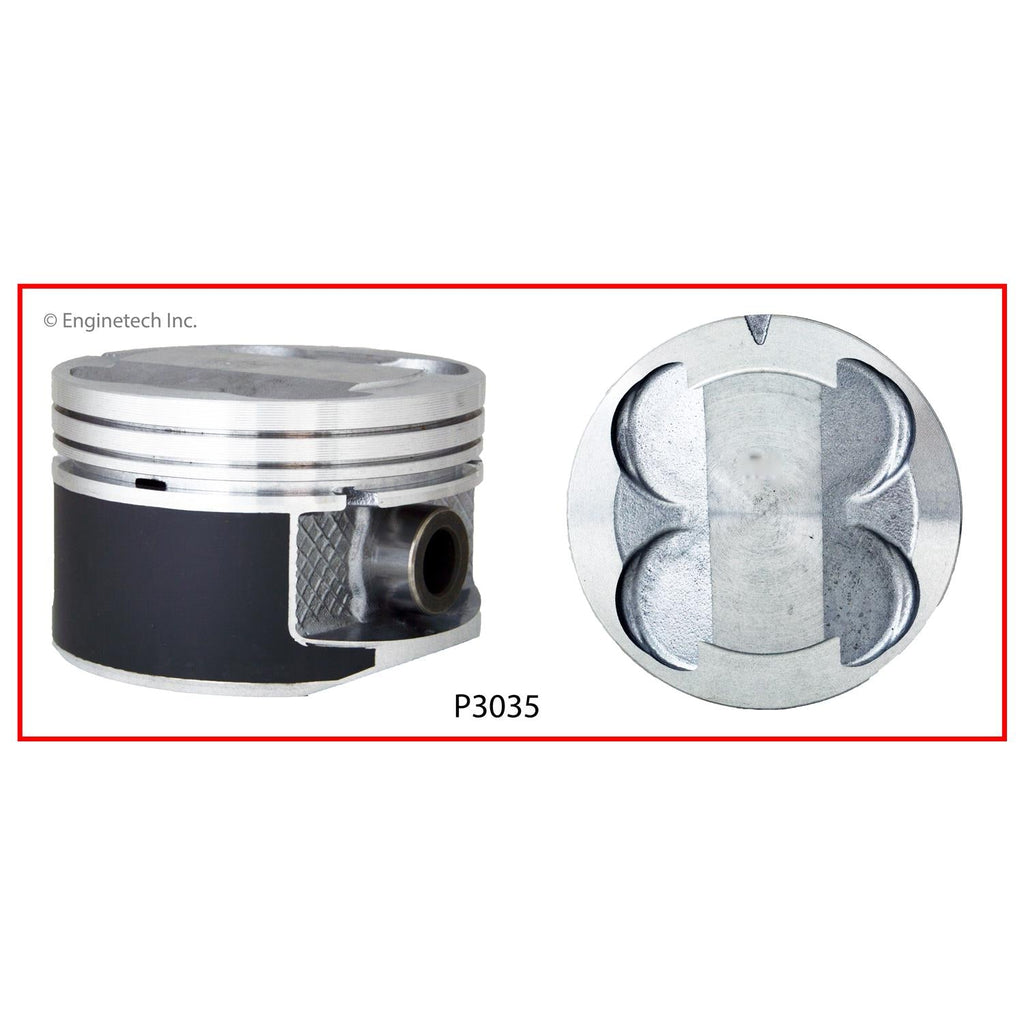 Enginetech P3035(6)STD Engine Piston Set Without Rings for Chrysler Concorde & LHS