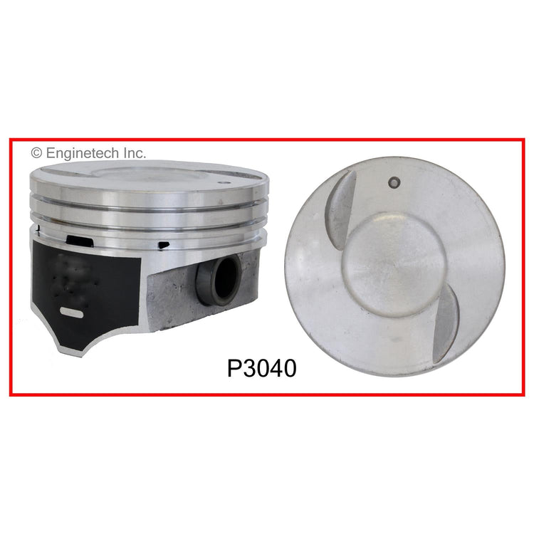 Enginetech P3040(1)040 Engine Single Piston - Without Rings for Chevy C1500 and C2500