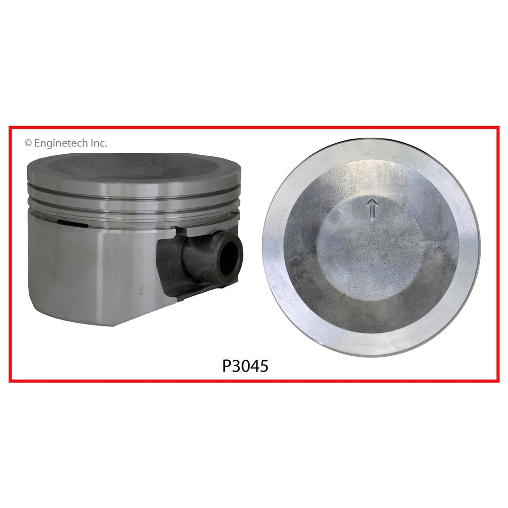 Enginetech P3045(1).50 Engine Single Piston Without Rings for Ford Aerostar, Explorer, Ranger
