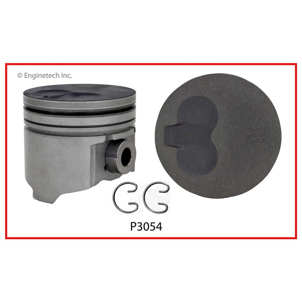 Enginetech P3054(1)030 Single Piston for Engine Rebuilds