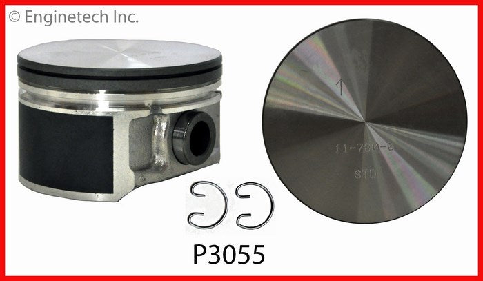 Enginetech P3055(6).25 Engine Piston Set Without Rings for Chrysler Concorde & Sebring