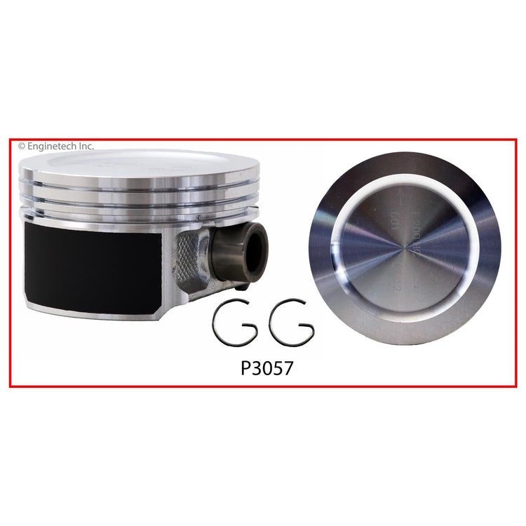 Enginetech P3057(8).75 Engine Piston Set Without Rings for Ford E-350 Super Duty and More