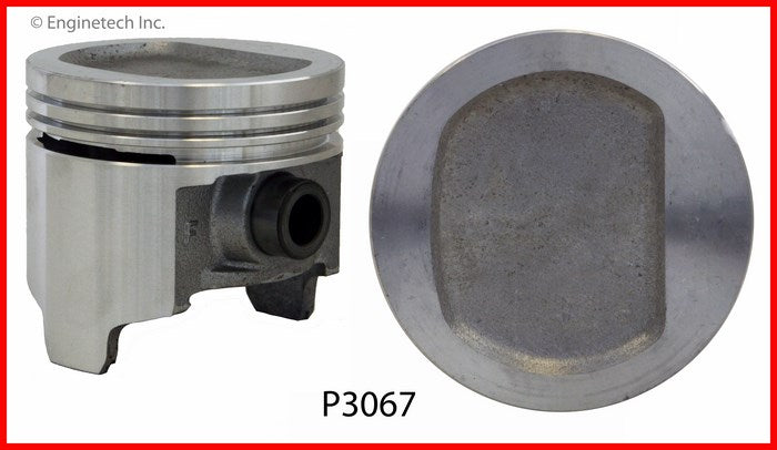 Enginetech P3067(6)030 Engine Piston Set Without Rings for Jeep DJ5 and CJ5