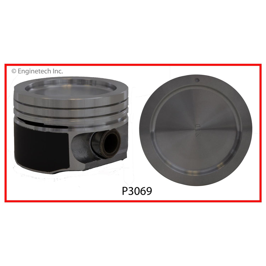 Enginetech P3069(1)STD Single Piston for Buick and Chevrolet Engines