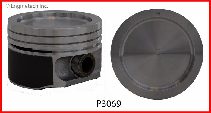 Enginetech P3069(6)STD Engine Piston Set Without Rings for Buick Century and Chevrolet Lumina