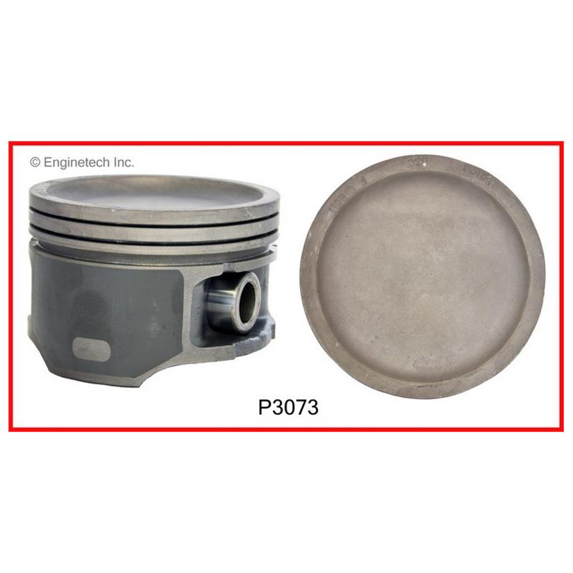 Enginetech P3073(6)STD Engine Piston Set Without Rings for 2004-2005 GM and Buick Models
