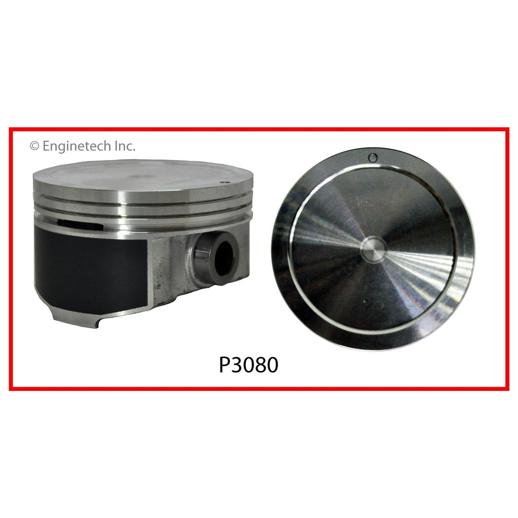 Enginetech P3080(1)040 Engine Single Piston Without Rings for Cadillac Escalade and Hummer H2