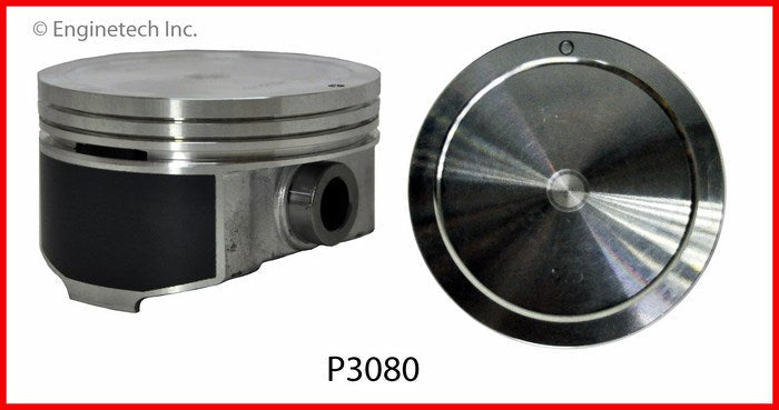 Enginetech P3080(8)020 Engine Piston Set Without Rings for Cadillac Escalade, Hummer H2 & Chevrolet Express