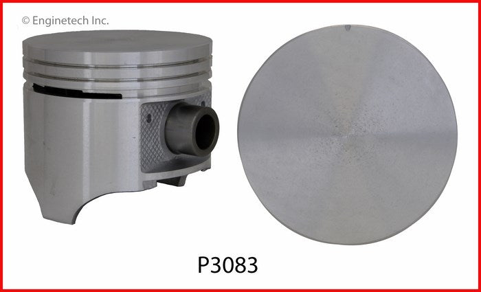 Enginetech P3083(8)040 Engine Piston Set Without Rings for 1959-1960 Chrysler and Dodge Models