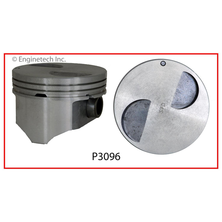Enginetech P3096(1)STD Engine Single Piston Without Rings for Mazda B2300 and Ford Ranger