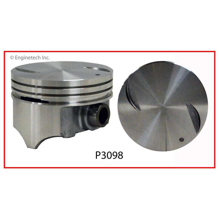 Enginetech P3098(1)060 Single Piston for Chevrolet C2500 & C3500 Engines
