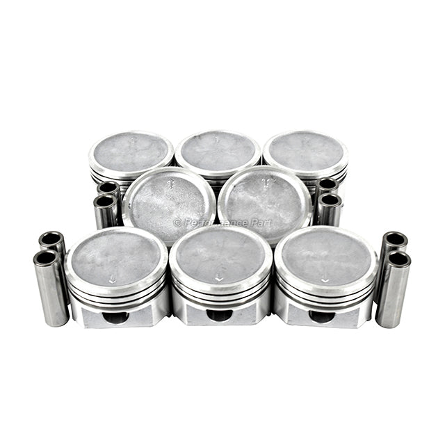 Pistons w/ Rings for 76-86 Buick 5.0L V8 OHV 16v