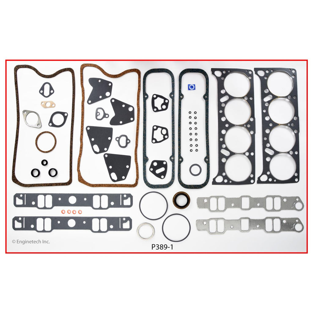 Enginetech P389-1 Engine Full Gasket Set for Pontiac Cars