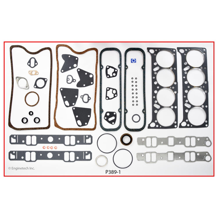 Enginetech P389-1 Engine Full Gasket Set for Pontiac Cars