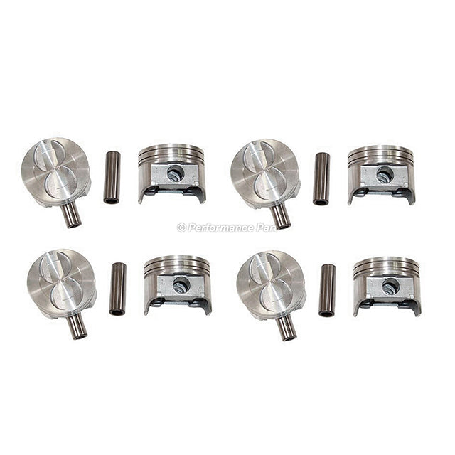 Pistons w/ Rings for 86-96 Ford 5.0L V8 OHV 16v