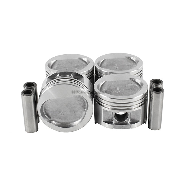 Pistons w/ Rings for 92-96 Ford 1.9L L4 SOHC 8v