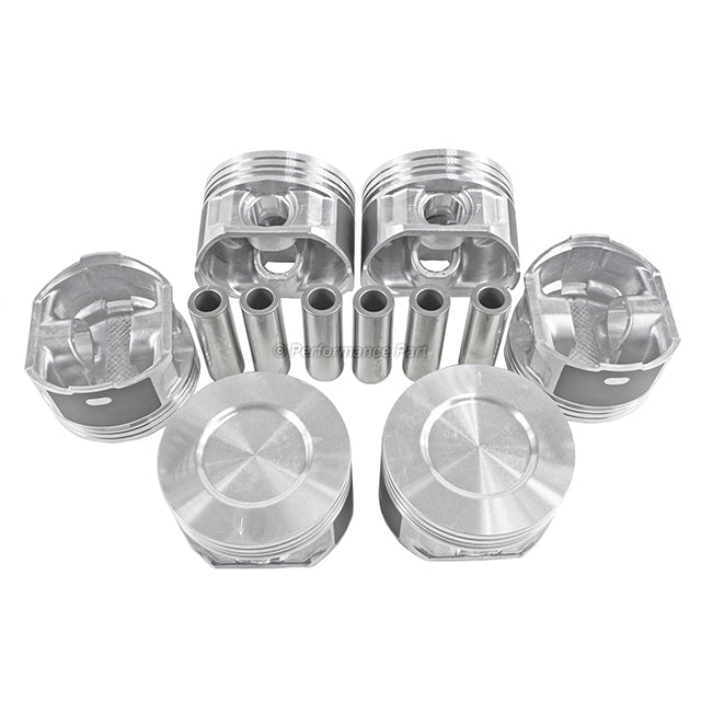 Pistons w/ Rings for 04-07 Ford 3.9L V6 OHV 12v