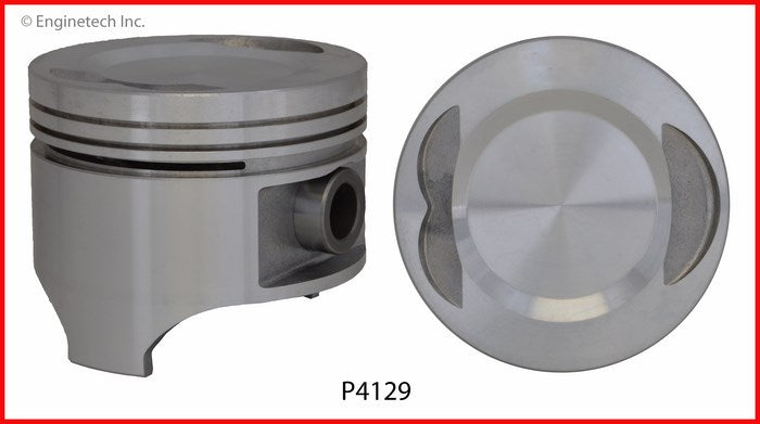 Enginetech P4129(4)STD Engine Piston Set Without Rings for Mazda and Kia