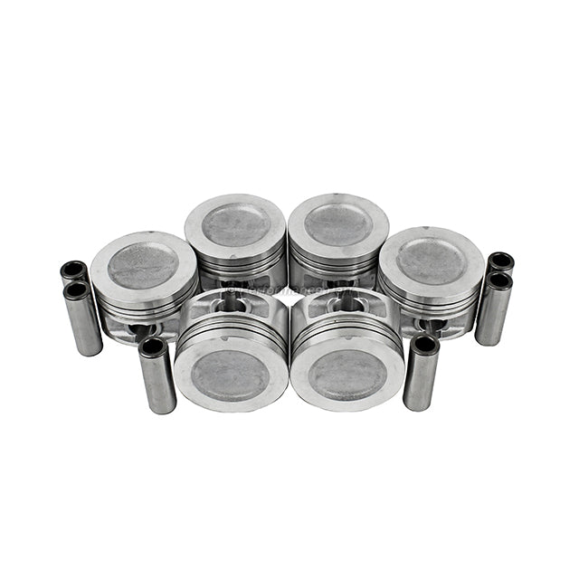 Pistons w/ Rings for 86-92 Ford 2.9L V6 OHV 12v