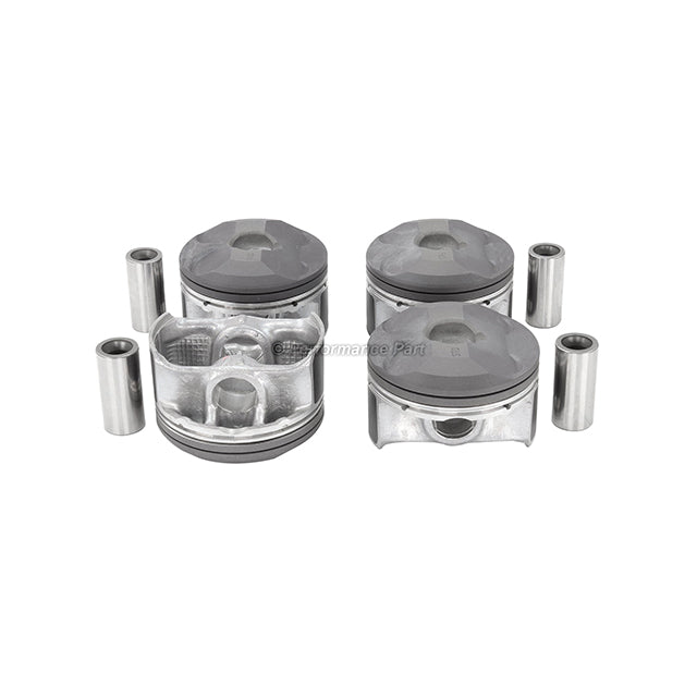 Pistons w/ Rings for 14-15 Mazda 3 2.0L L4 DOHC 16v