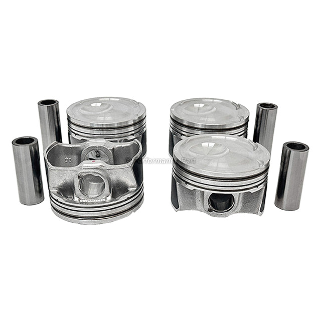 Pistons w/ Rings for 15-20 Ford MKC 2.3L L4 DOHC 16v