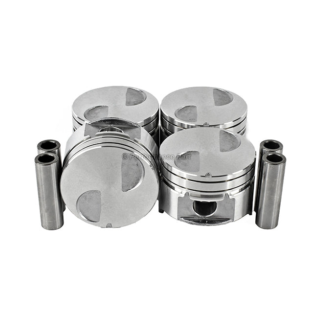 Pistons w/ Rings for 89-94 Ford 2.3L L4 SOHC 8v