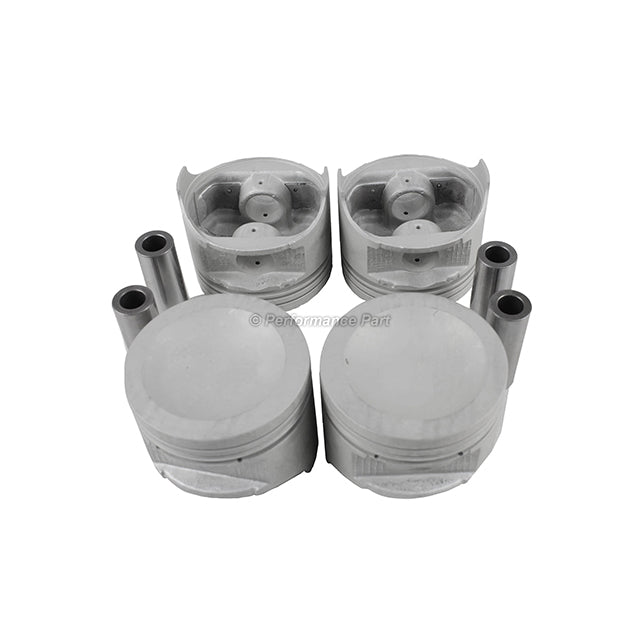 Pistons w/ Rings for 89-94 Mazda 2.6L L4 SOHC 12v