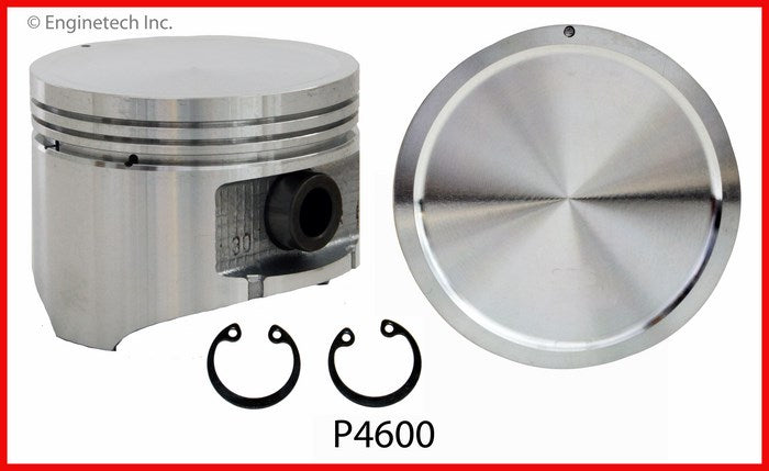 Enginetech P4600(4)STD Engine Piston Set Without Rings for Nissan 240SX and Axxess