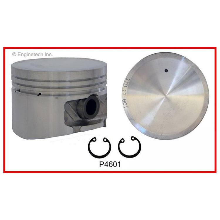 Enginetech P4601(4).50 Engine Piston Set Without Rings for Nissan Sentra and NX